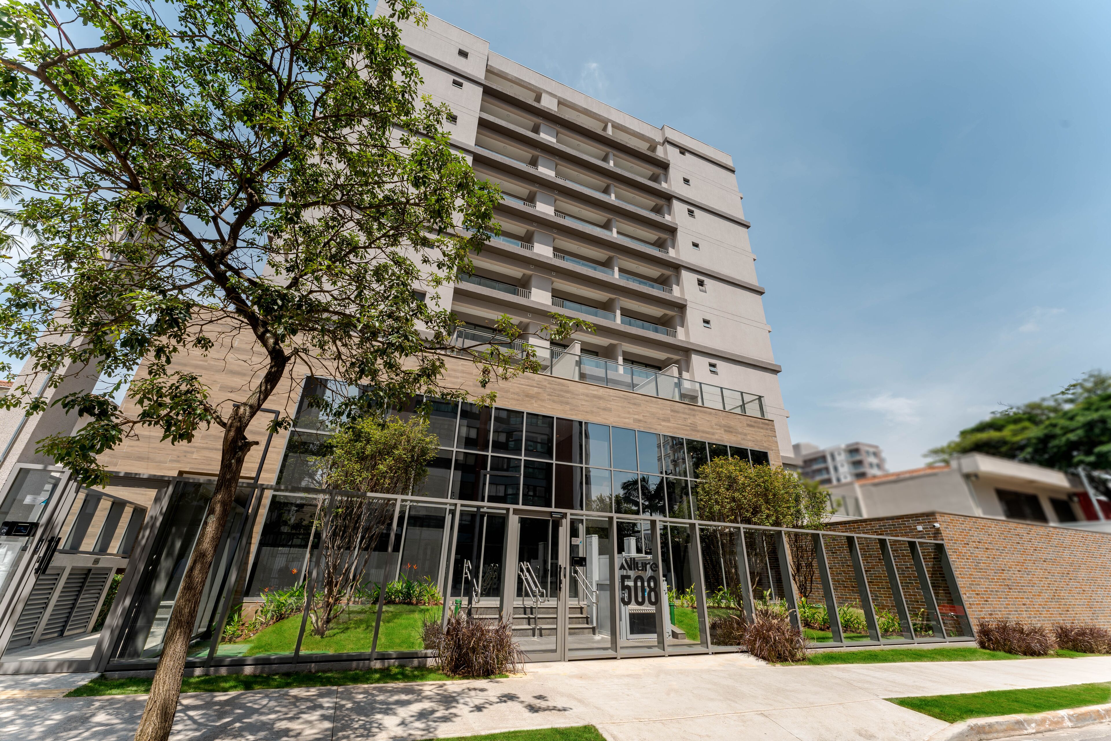 Façade de l’hébergement