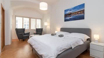 1 Schlafzimmer, Bügeleisen/Bügelbrett, kostenloses WLAN, Bettwäsche