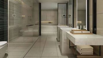 Suite, 1 Katil Raja (King), Garden View | Bilik Mandi