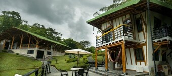 Family suite for 4 with private kitchen, bathroom, Balcony and living area