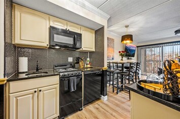 Whip up a delicious, home-cooked meal together in our beautifully designed kitchen, complete with everything you need for a romantic night in.