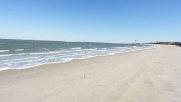 Vlak bij het strand
