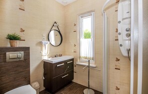 Shower, hair dryer