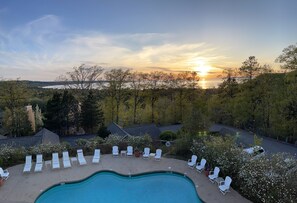 A heated pool - Stony Brook 24 | Top Floor, Heated Pool, Lake Michigan View (Glen Arbor)