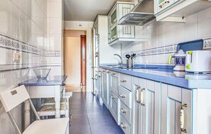 Kühlschrank, Mikrowelle, Herdplatte, Geschirrspüler