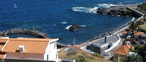 Vue depuis lâhĂ©bergement