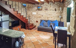 TV connectée, cheminée