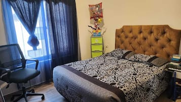 1 bedroom, WiFi, bed sheets