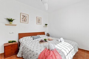 Iron/ironing board, free WiFi, bed sheets