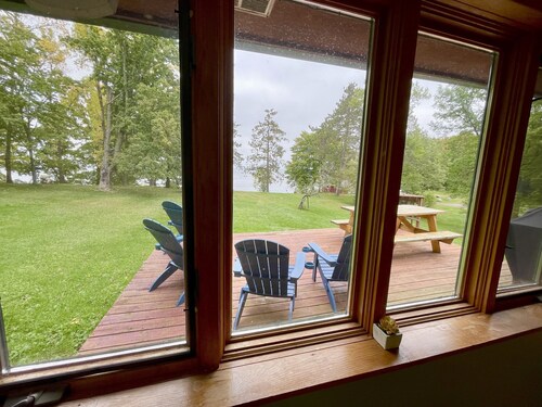 The Hill House. A peaceful lake home on the shoreline of Mille Lacs Lake.