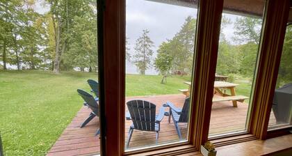 The Hill House. A peaceful lake home on the shoreline of Mille Lacs Lake.