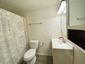 Towels, soap, shampoo