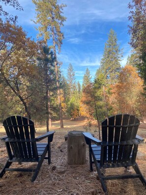 Property grounds - The Moose, Stylish Farmhouse Cabin near Yosemite, Sleeps 8 (Groveland)