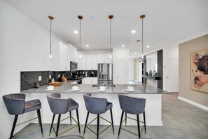 Microwave, oven, stovetop, dishwasher - Your Beautiful 5 Star Mansion Minutes From Disney on the Prestigious Storey Lake Resort, Orlando Mansion 6276 (Kissimmee)