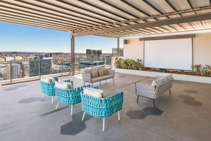 Terrasse sur le toit