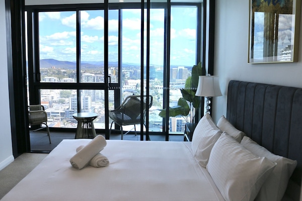 Căn hộ, 1 phòng ngủ, quang cảnh thành phố (Free WiFi) | 2 phòng ngủ, bàn, bàn ủi/dụng cụ ủi quần áo