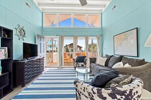 TV - Pet Friendly w/ Private Pool | 2nd Row From Beach (Ocean Isle Beach)