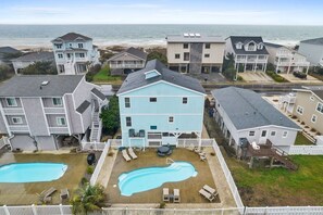 Exterior - Pet Friendly w/ Private Pool | 2nd Row To Beach (Ocean Isle Beach)