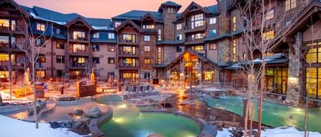 Indoor pool, outdoor pool