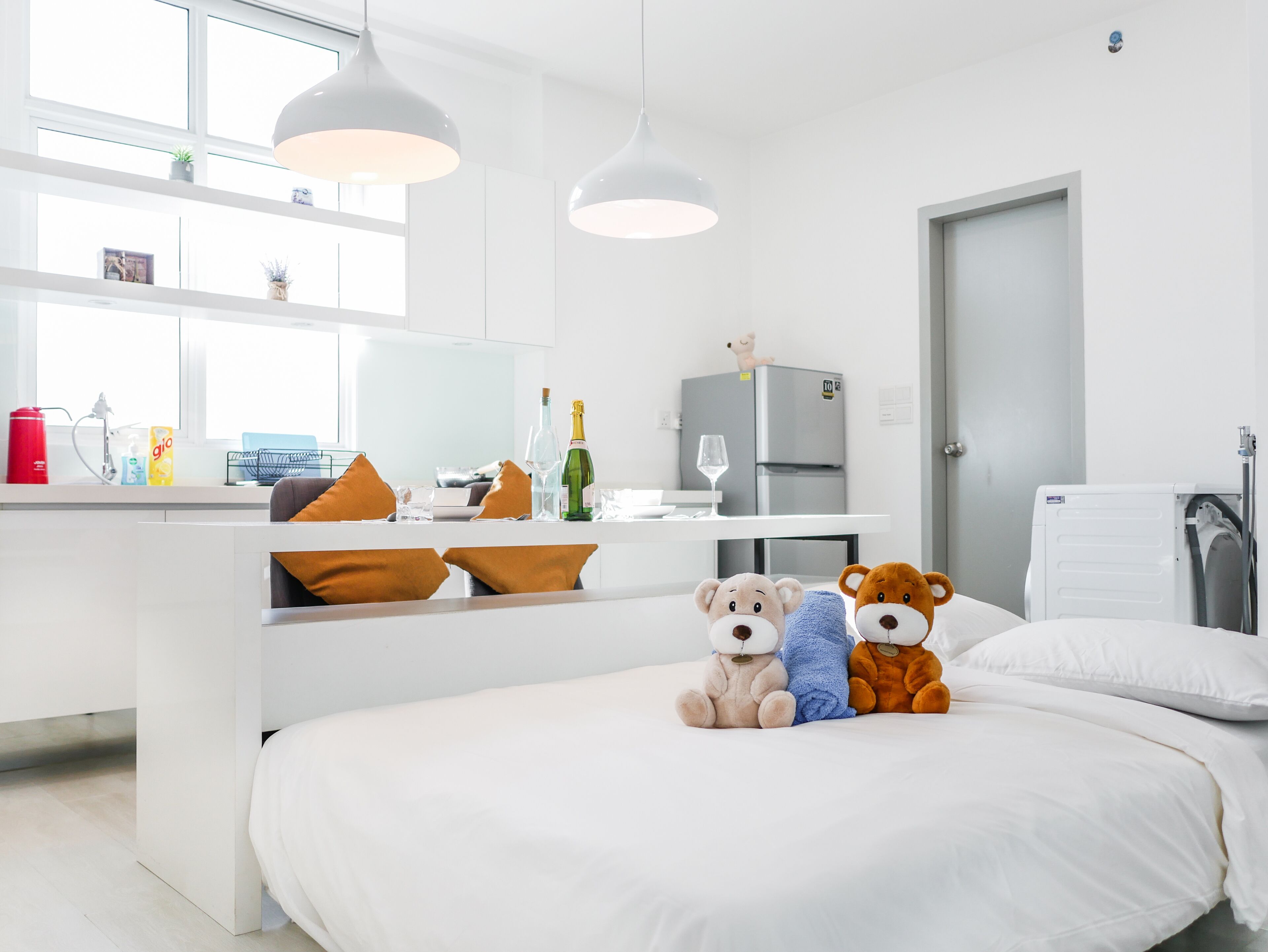 1 dormitorio, tabla de planchar con plancha, wifi