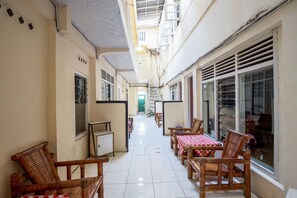 Sitteområde i lobbyen