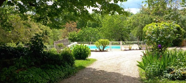 Udendørs pool, opvarmet pool