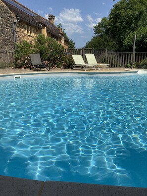 Outdoor pool - Stone house in the golden triangle near Sarlat (Grolejac)