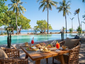 Daily continental breakfast (IDR 250000 per person) - Bleu MATHIS Gili Asahan (P. Gili Asahan)