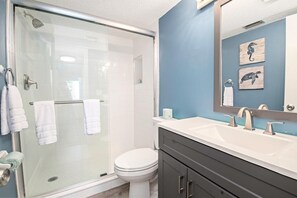 Shower, towels