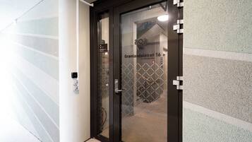 Overnatningsstedets facade