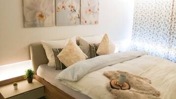 1 Schlafzimmer, Reisekinderbett, WLAN, Bettwäsche