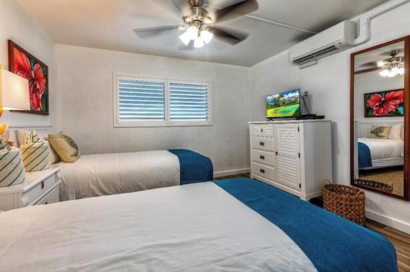 2 bedrooms, iron/ironing board, WiFi (free), bed sheets