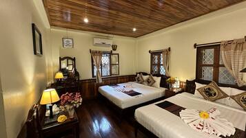 Phòng 4 dành cho gia đình | Bộ đồ giường cao cấp, nệm Select Comfort, minibar