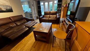 Flat-screen TV, Netflix, streaming services