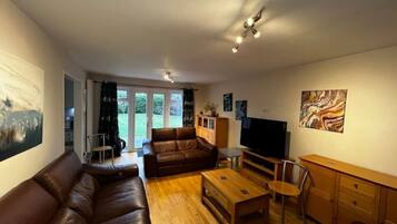 Flat-screen TV, Netflix, streaming services