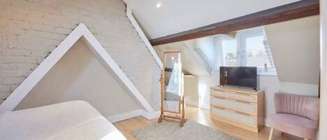 3 habitaciones y ropa de cama de alta calidad