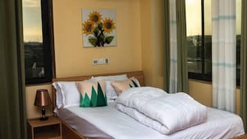 2 kamar tidur, meja kerja, dan Wi-Fi gratis