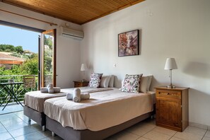 Iron/ironing board, free WiFi, bed sheets - Loft Apartment 'Marketos Studio  2' with Mountain View, Wi-Fi and Air Conditioning (Kefalonia)