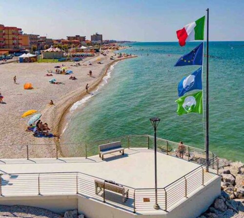 Apartment 'Via Verdi 14' with Sea View, Shared Terrace and Wi-Fi