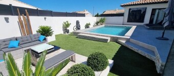 Air-conditioned villa with pool and Cévennes view Discount from June 28 to July 12!