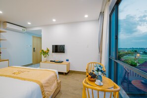 ห้องดีลักซ์, อ่างอาบน้ำ | วิวจากห้องพัก