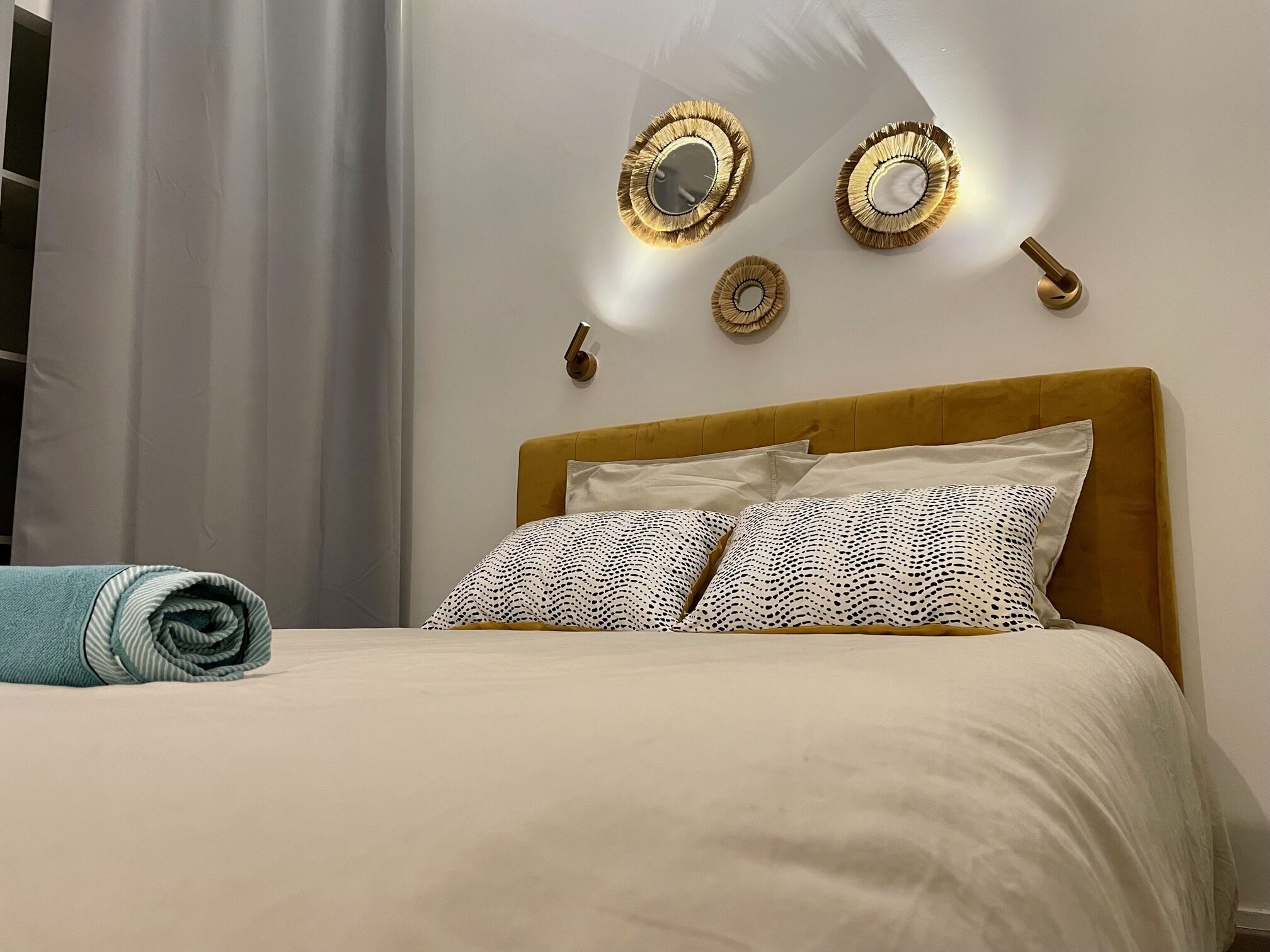 1 slaapkamer, een bureau, gratis wifi, beddengoed