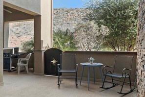 Condo, Multiple Beds, Patio, Mountain View (Sierra Sky) | Outdoor dining - Sierra Sky Patio w/ Fireplace (Hurricane)