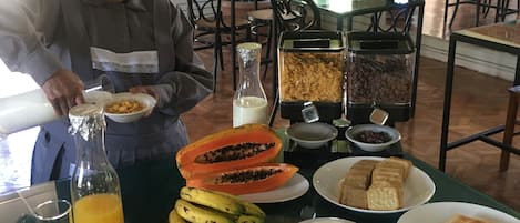 Free daily full breakfast