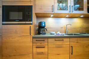 Fridge, microwave, stovetop, dishwasher - Neu! Südgatt mit Meerblick (Büsum)