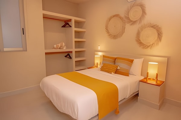 Apartamento | Caja fuerte, wifi gratis, ropa de cama