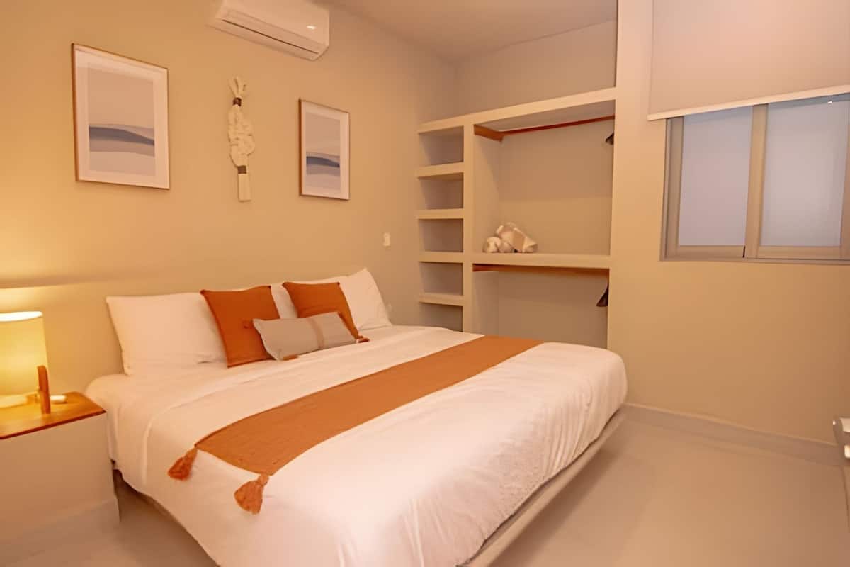 Appartement | 1 slaapkamer, een kluis op de kamer, gratis wifi, beddengoed