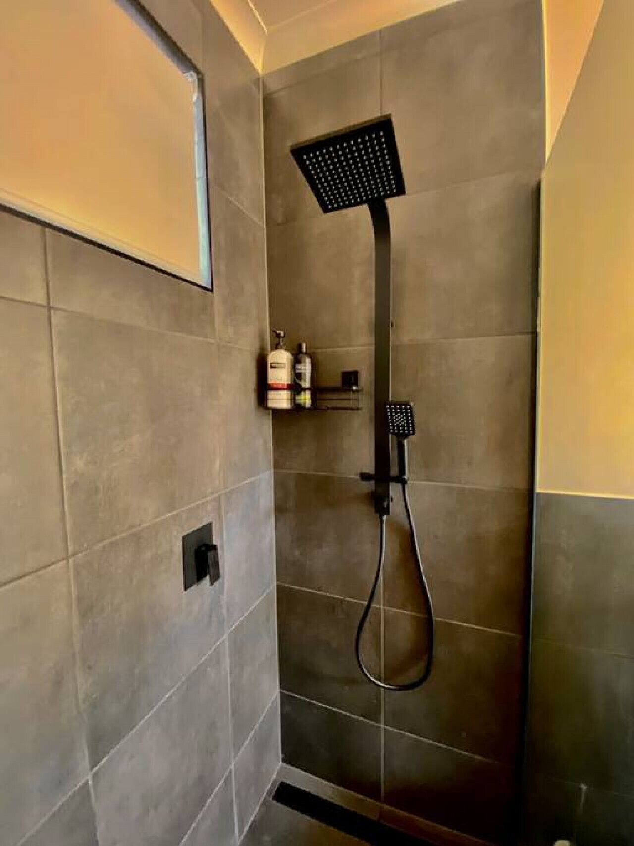 Hair dryer, towels