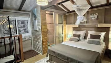 1 slaapkamer, een strijkplank/strijkijzer, gratis wifi, beddengoed