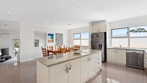 Fridge, microwave, oven, stovetop - Coastal Break - Breath taking Views of the Bay with space to entertain. (Portarlington)